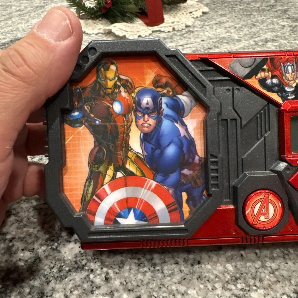 IRON MAN Marvel Avengers Assemble DIGITAL Clock Night Light Sound‎ Effects